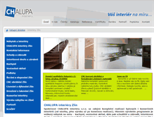 Tablet Screenshot of chalupainteriery.cz